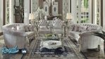 Sofa Ruang Tamu Mewah Modern Putih Versailles
