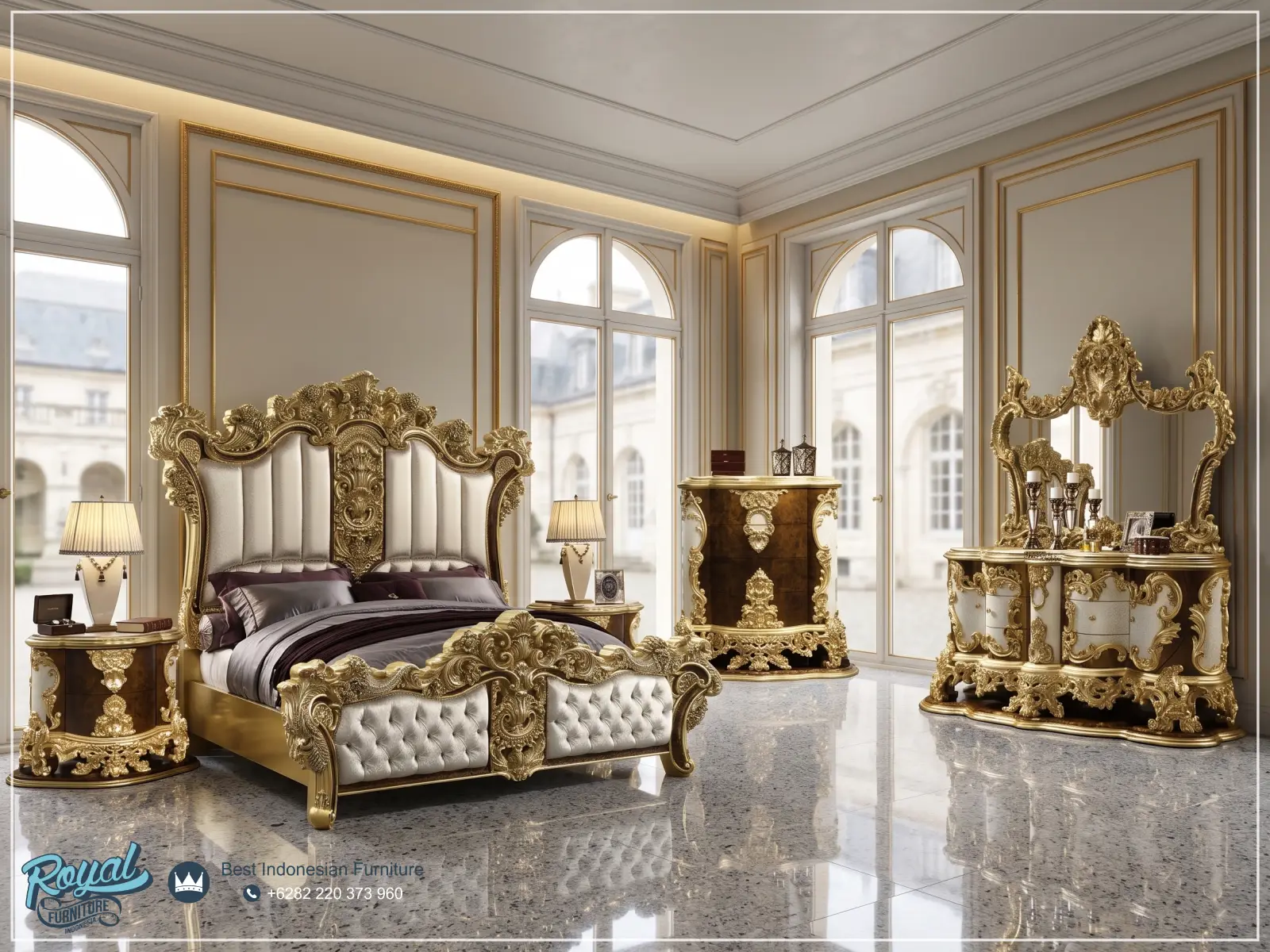 Model Kamar Tidur Mewah Set Terbaru Italian Style