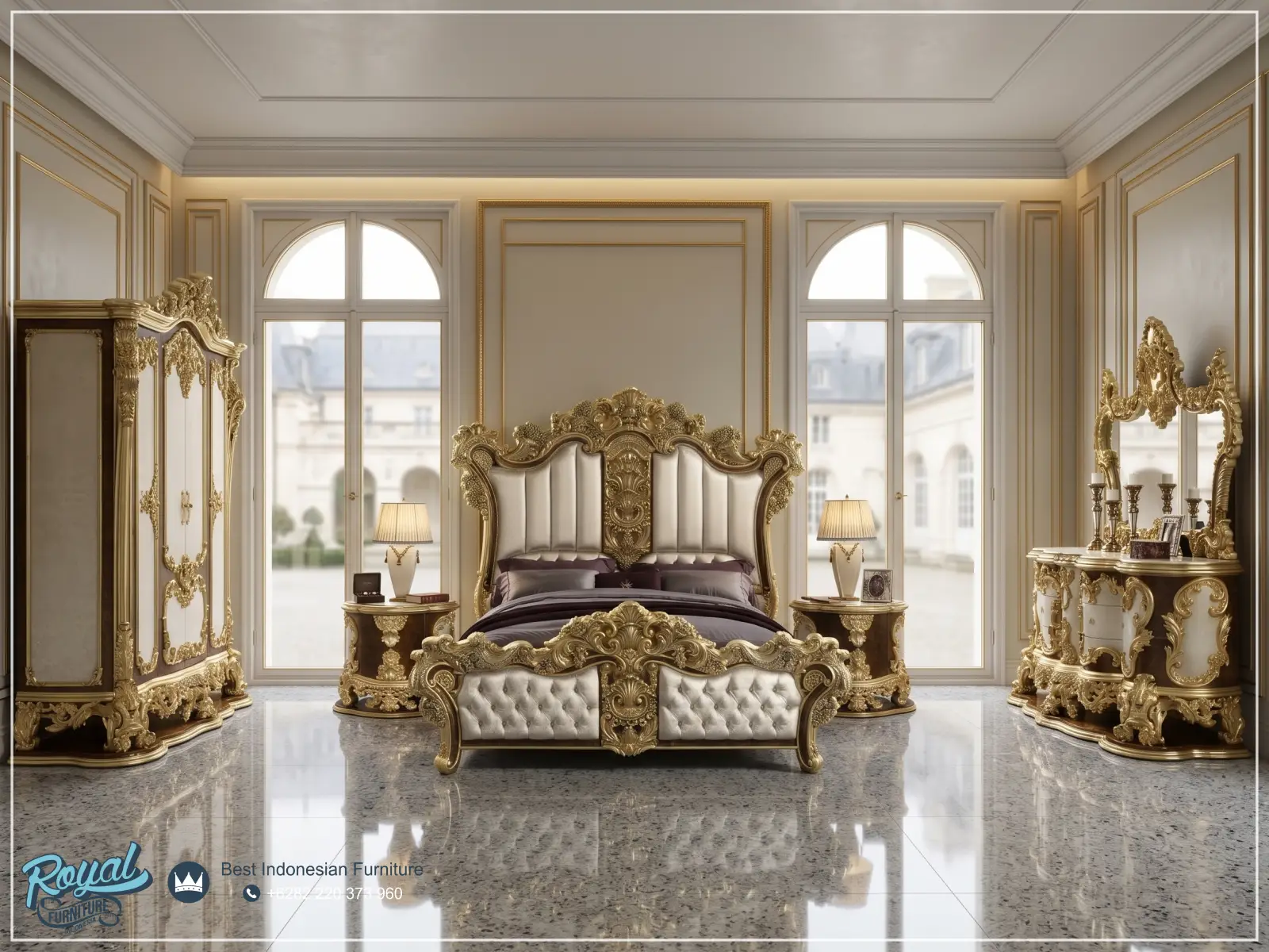 Set Kamar Tidur Mewah Terbaru Italian Style