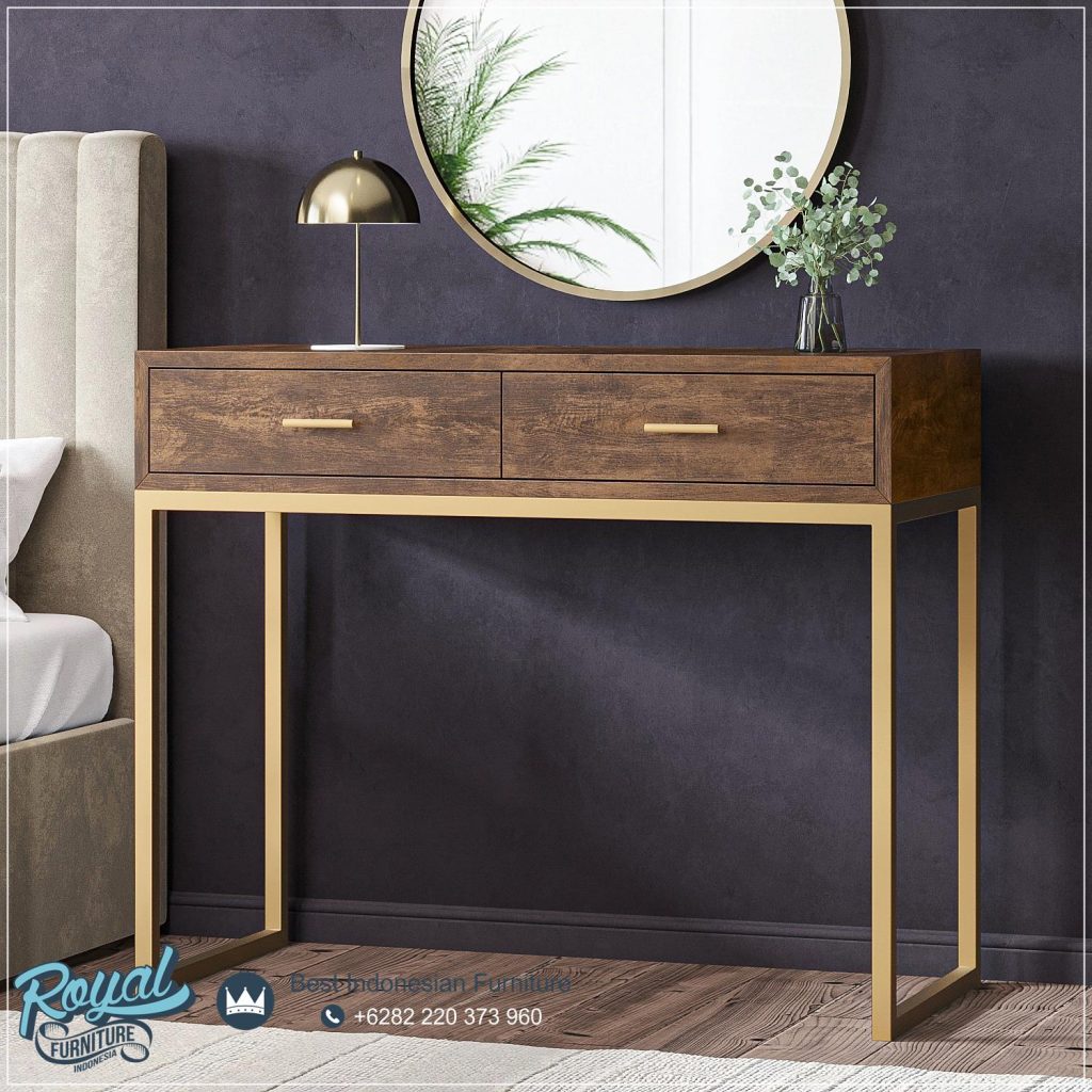 Console Table Woodstain Minimalis 2 Laci Terbaru, Meja Konsul Stainless, Meja Konsul Modern, Meja Konsul Stainless, Meja Konsul Gold Mewah, Design Console Table Stainles Mewah, Harga Meja Console Stainless, Meja Ruang Tamu, Royal Furniture