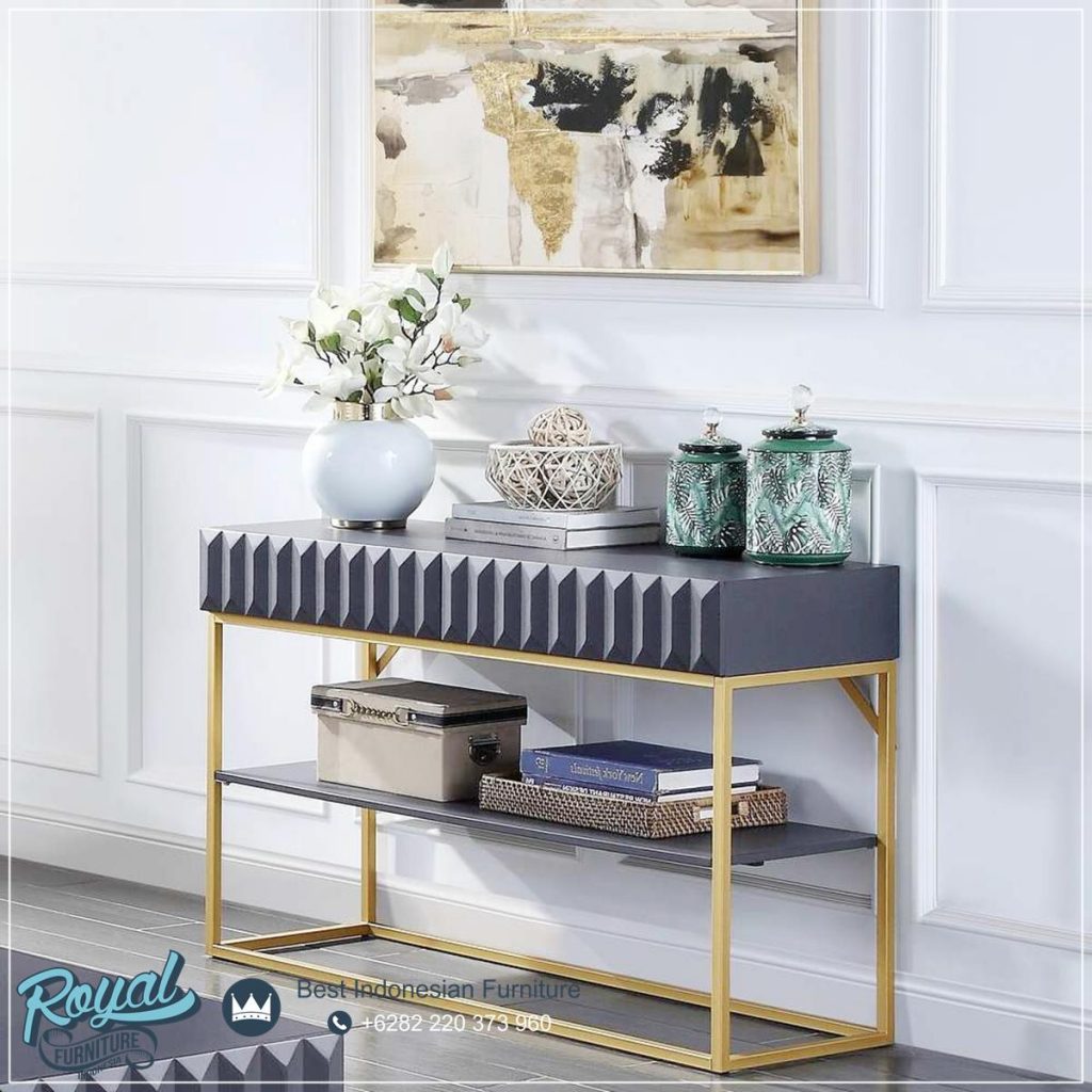 Desain Meja Konsol Mewah Kaki Stainles Terbaru Industrial, Meja Konsul Stainless, Meja Konsul Modern, Meja Konsul Stainless, Meja Konsul Gold Mewah, Design Console Table Stainles Mewah, Harga Meja Console Stainless, Meja Ruang Tamu, Royal Furniture