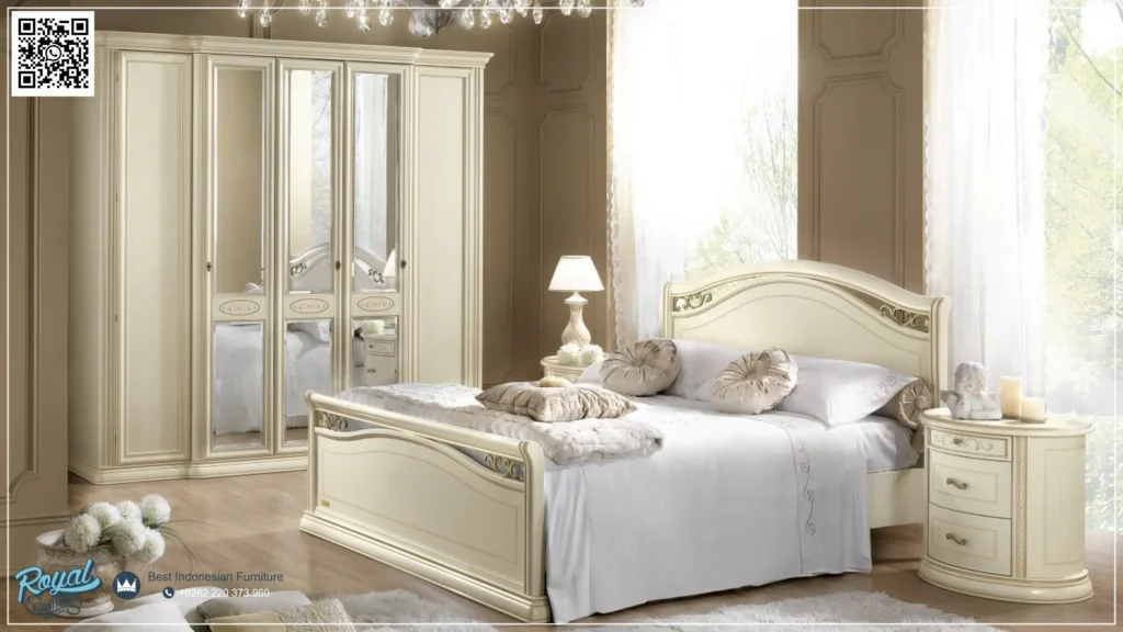 Set Tempat Tidur Mewah Siena Avorio