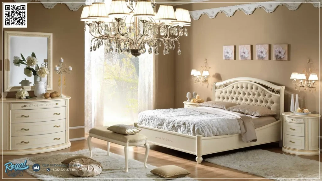 Tempat Tidur Mewah Siena Avorio