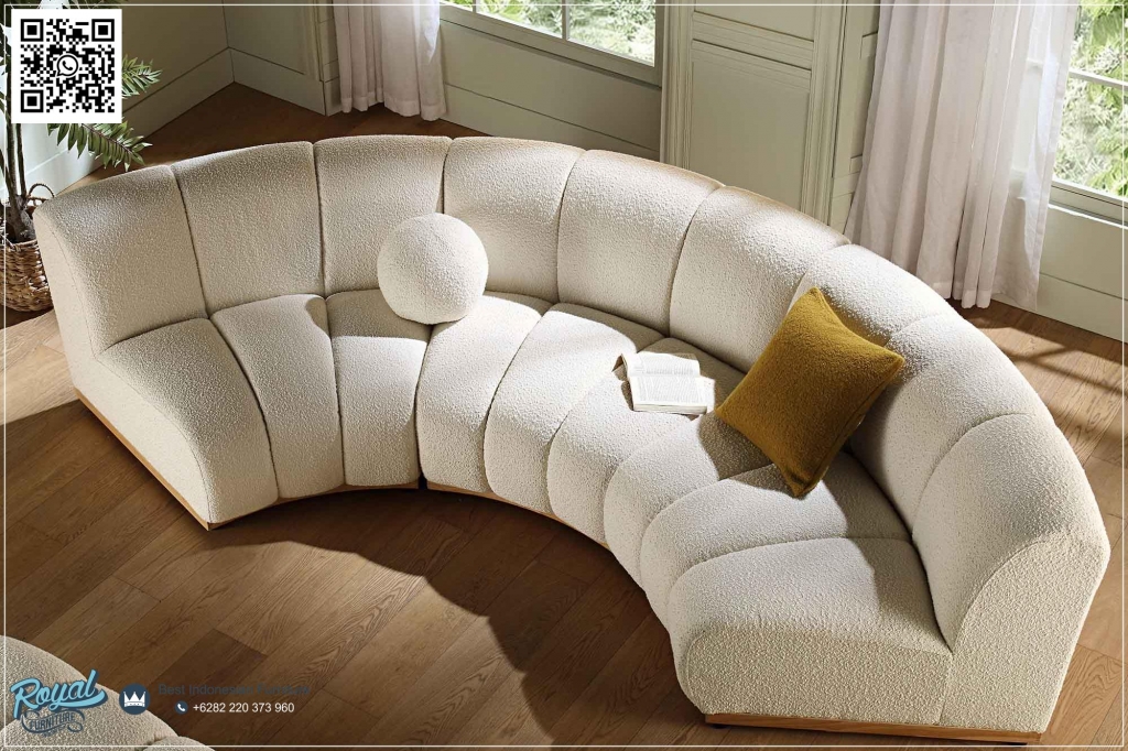 Model Sofa Boucle 3 Seater