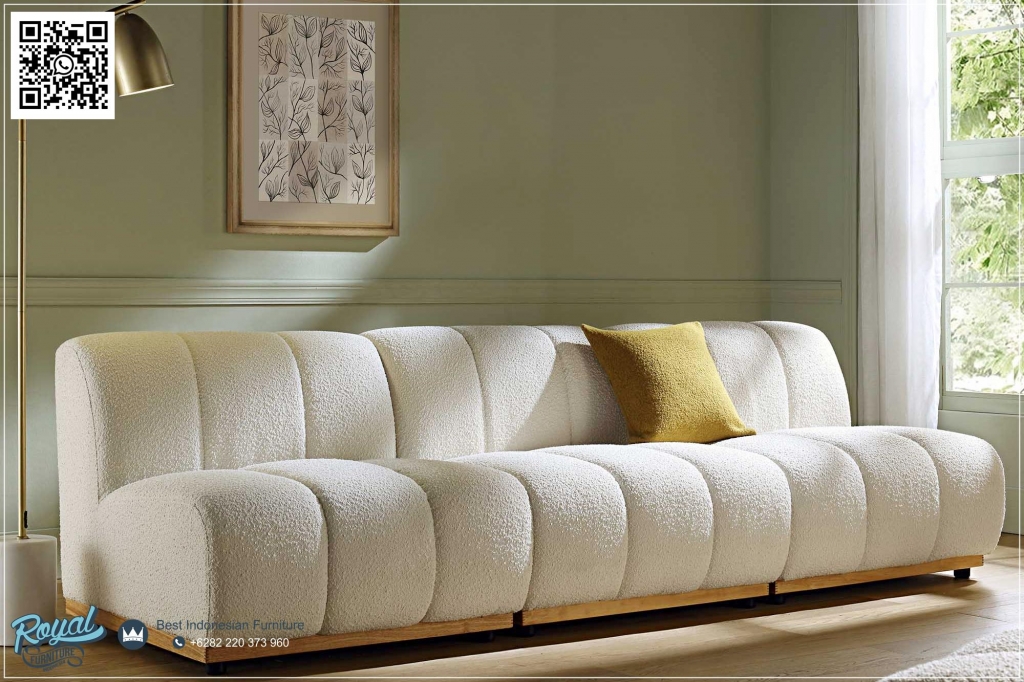 Sofa Boucle Panjang 3 Seater