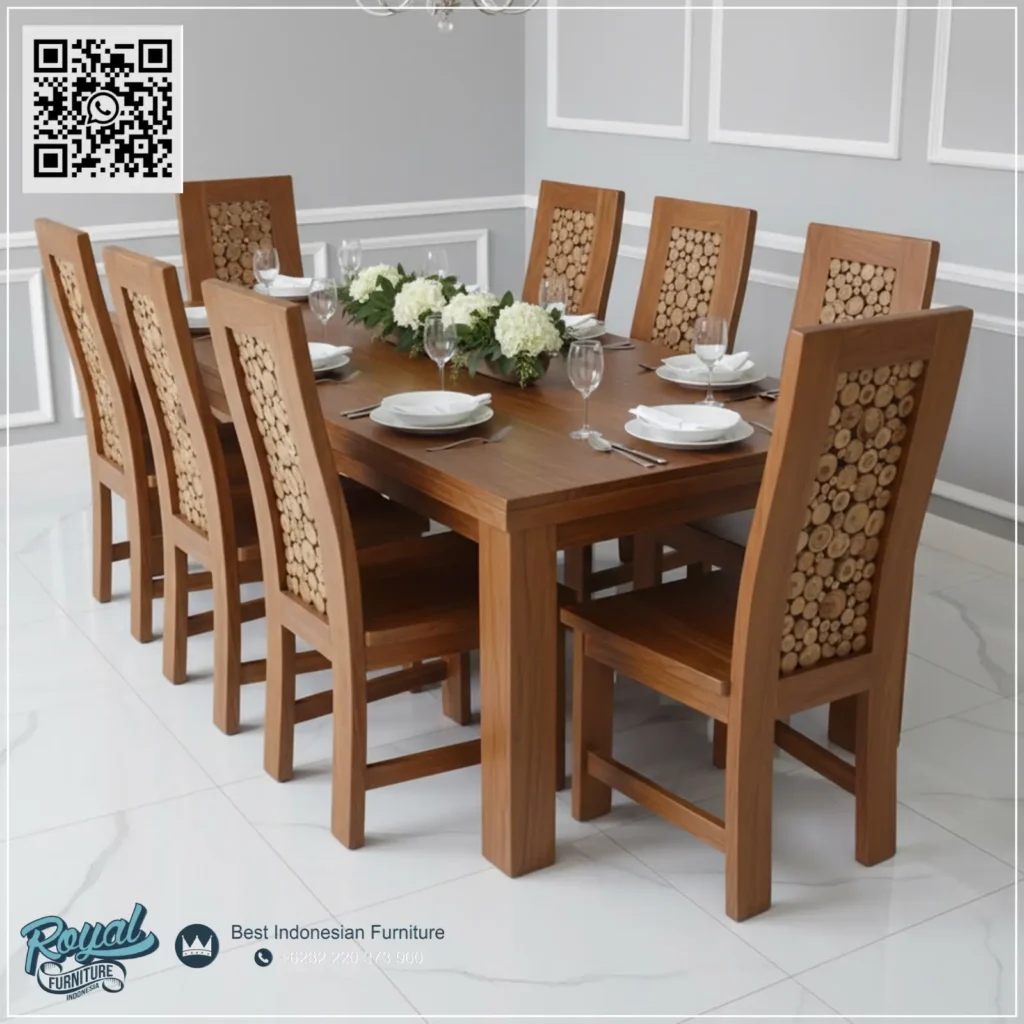 Meja Makan Restoran 8 Kursi Kayu Jati Jepara Kursi Cafe Besi, Kursi Cafe Kayu, Kursi Cafe Minimalis, Kursi Cafe Outdoor, Kursi Cafe Aesthetic, Kursi Cafe Tinggi, Kursi Cafe, Furniture Cafe, Mebel Cafe, Kursi Cafe Jepara, Meja Makan Restoran 8 Kursi Kayu Jati Jepara