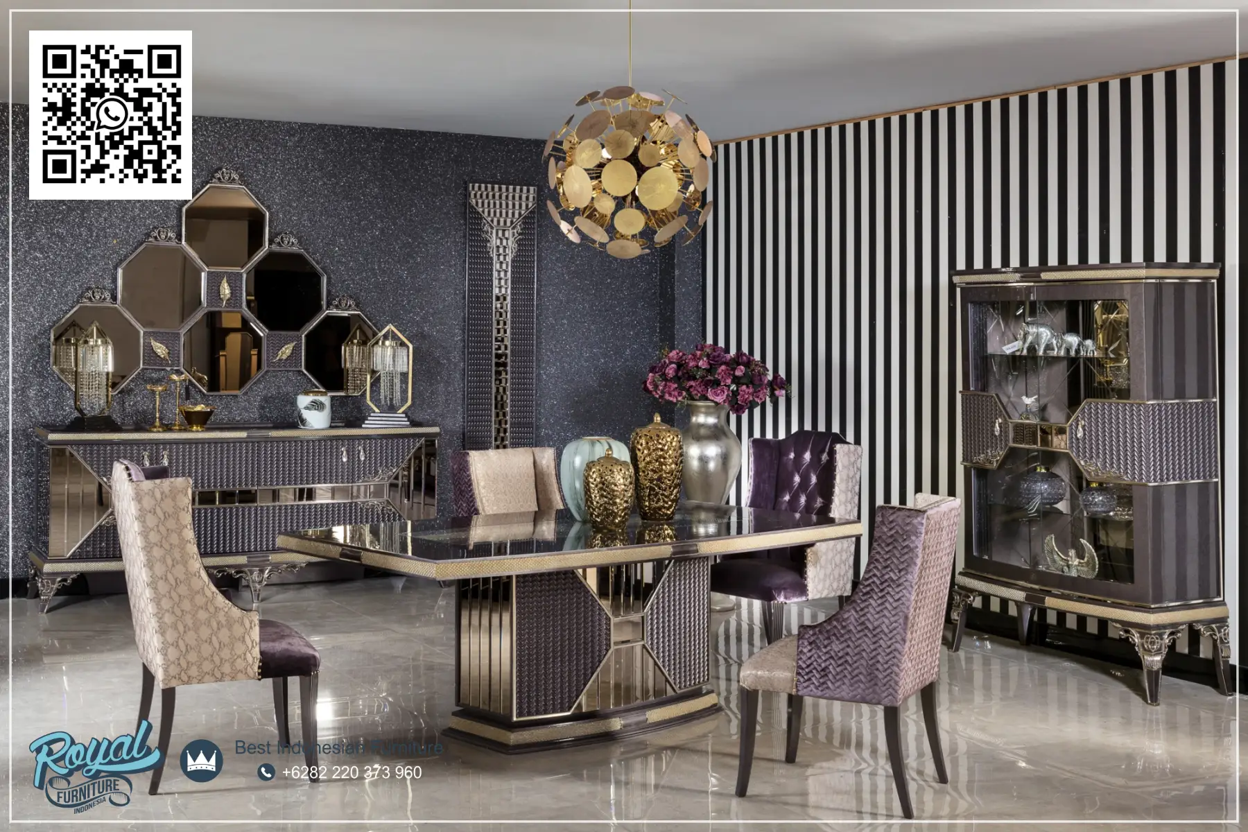 Ruang Meja Makan Luxury Minimalis Terbaru Olbia Style