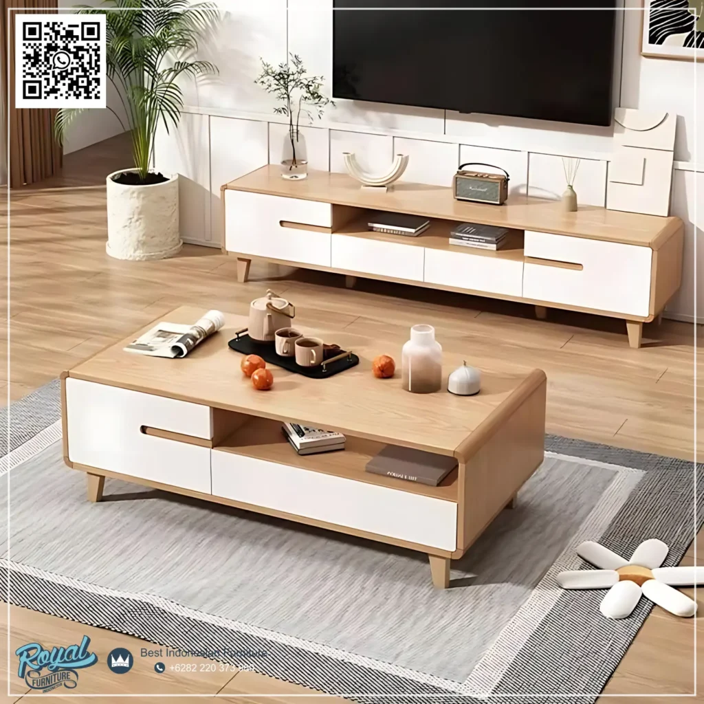 Meja TV Minimalis Bufet Console Media
