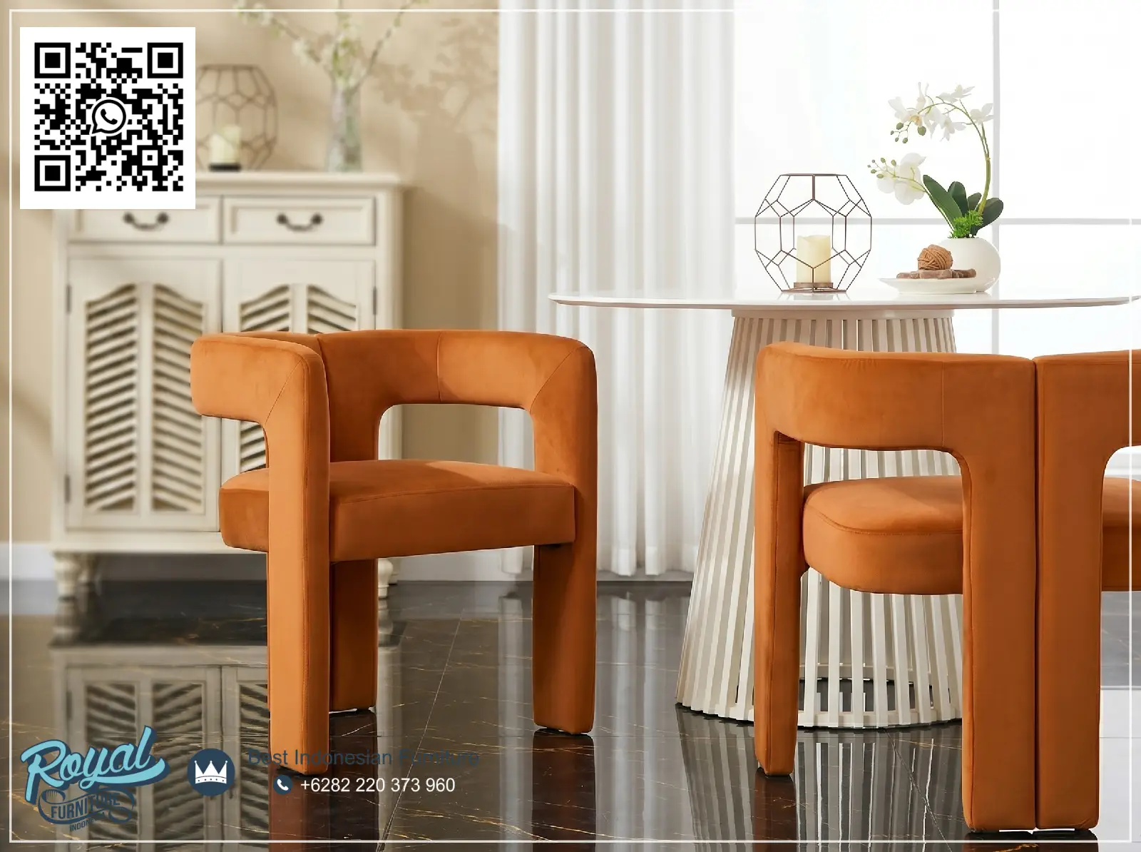 Kursi Mewah Sofa Style Dining Set