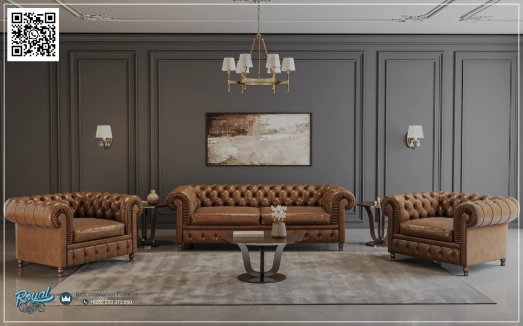 Sofa Chesterfild Ruang Kantor Pemerintahan