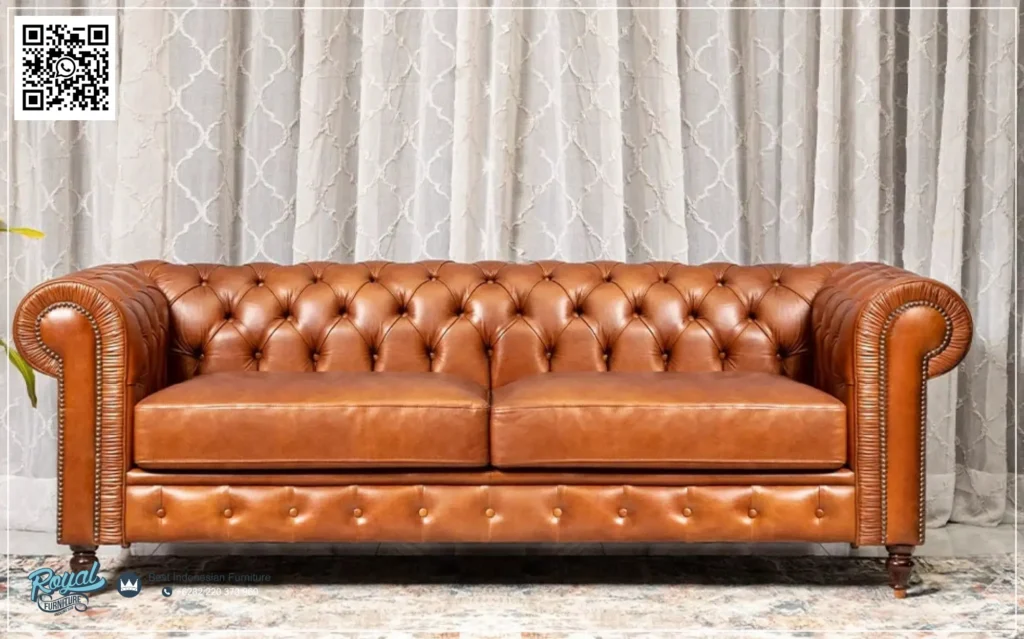 Sofa Chesterfild Ruang Tamu Kantor Pemerintahan