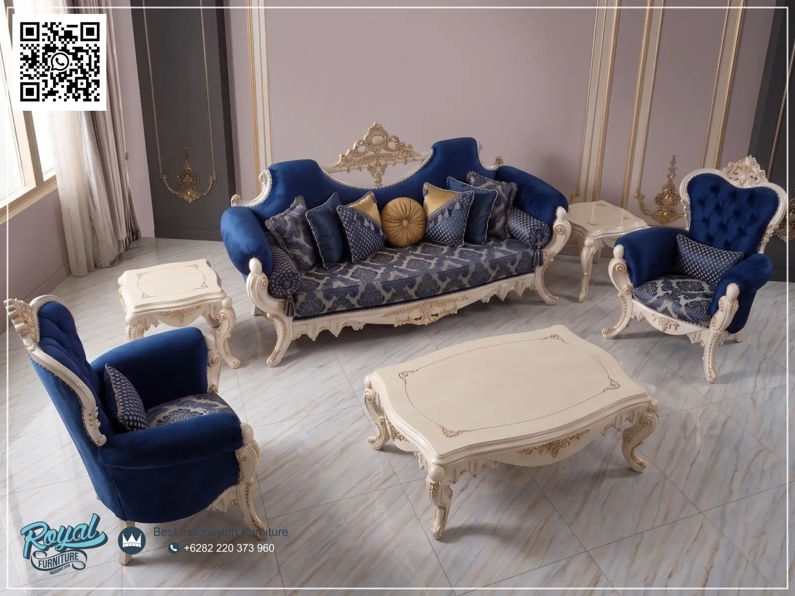 Best Model Sofa Tamu Klasik Turki Style Ukiran Jepara