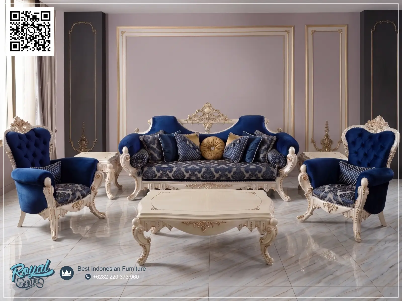 Model Sofa Tamu Klasik Turki Style Ukiran Jepara