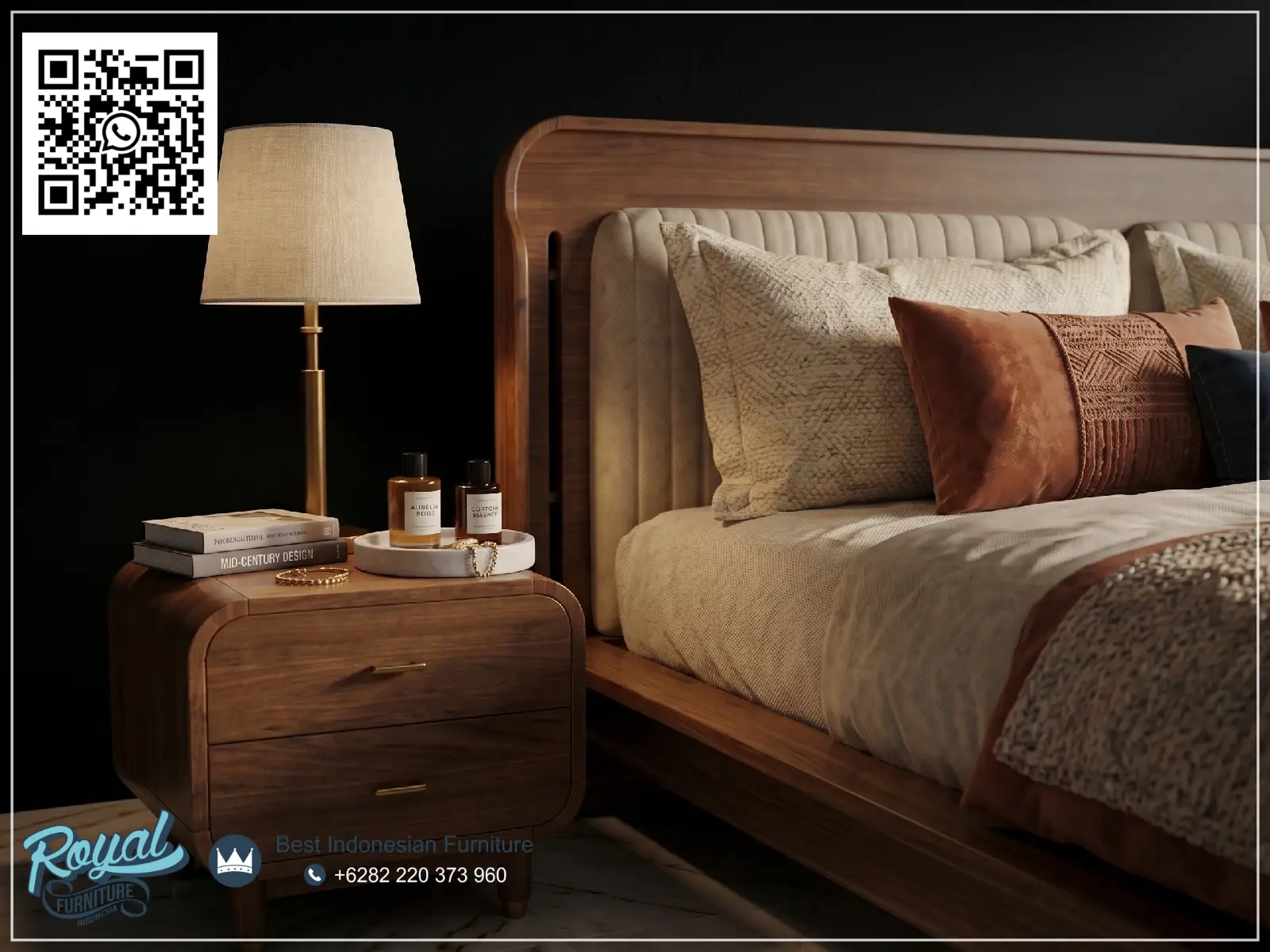 Nakas Tempat Tidur Mewah Minimalis Modern