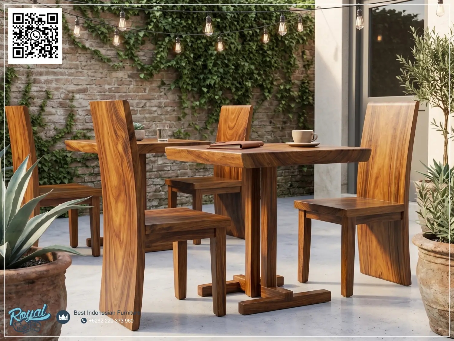 Kursi Meja Cafe Outdoor Aesthetic
