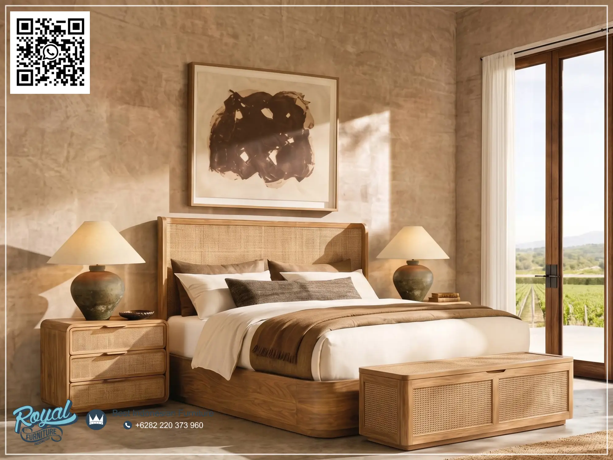 Tempat Tidur Hotel Mewah - Desain Elegan untuk Setiap Kamar Villa