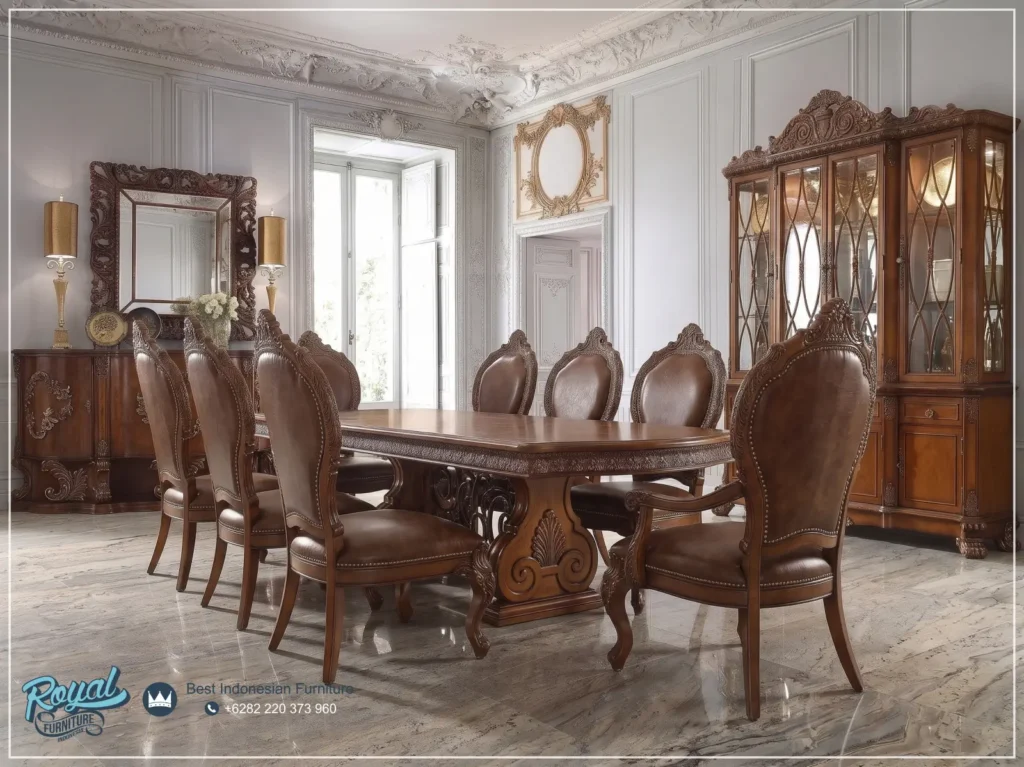 Set Meja Makan Jati Klasik Victorian Terbaru, Meja makan klasik terbaru, Meja Makan Mewah Klasik Terbaru Milas, Meja makan mewah modern, meja makan jepara terbaru, harga meja makan mewah, meja makan minimalis, meja makan jati, gambar meja makan, harga meja makan jati ukir, set meja makan mewah, set meja makan gold duco, set meja makan klasik terbaru, jual meja makan jati klasik, meja makan ukiran, meja makan minimalis modern, meja makan mewah jepara terbaru, desain meja makan klasik, model meja makan mewah, furniture meja makan murah, mebel jepara, royal furniture Dining Room Set Meja Makan Jati Klasik Victorian Terbaru