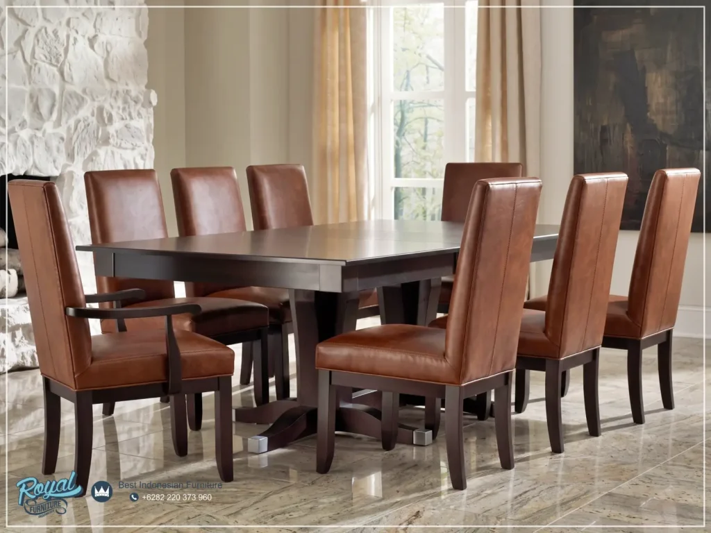 Dining Set Meja Makan Minimalis Mewah Modern Formal Jepara Terbaru